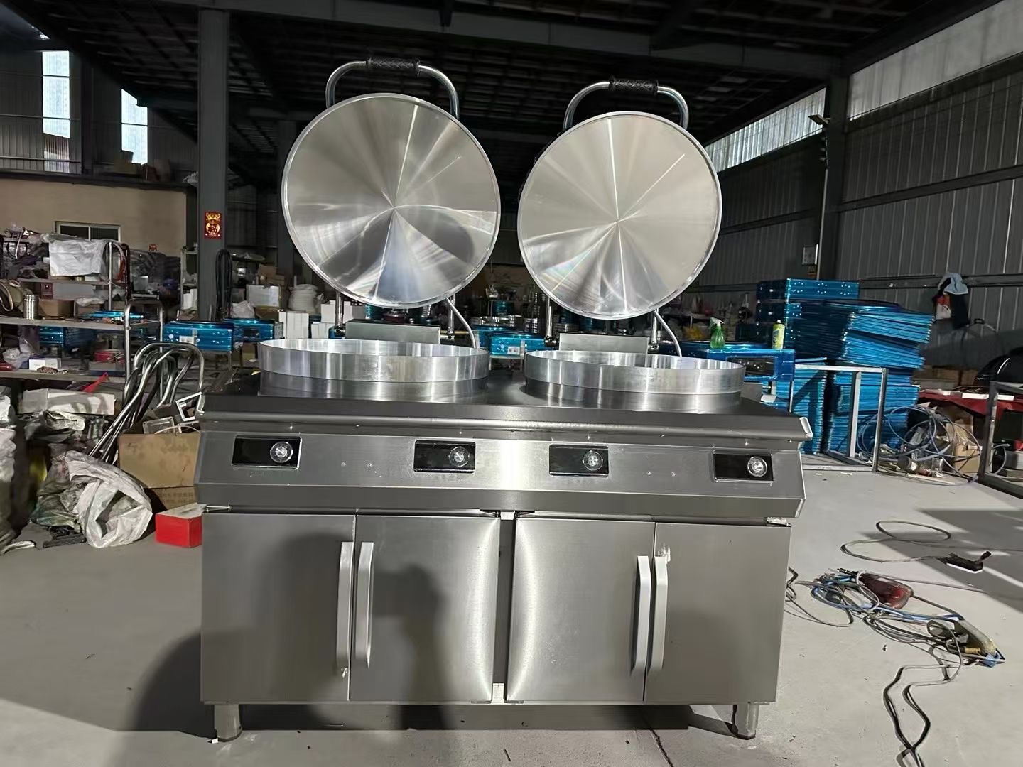 Double-Deck Electric Griddle